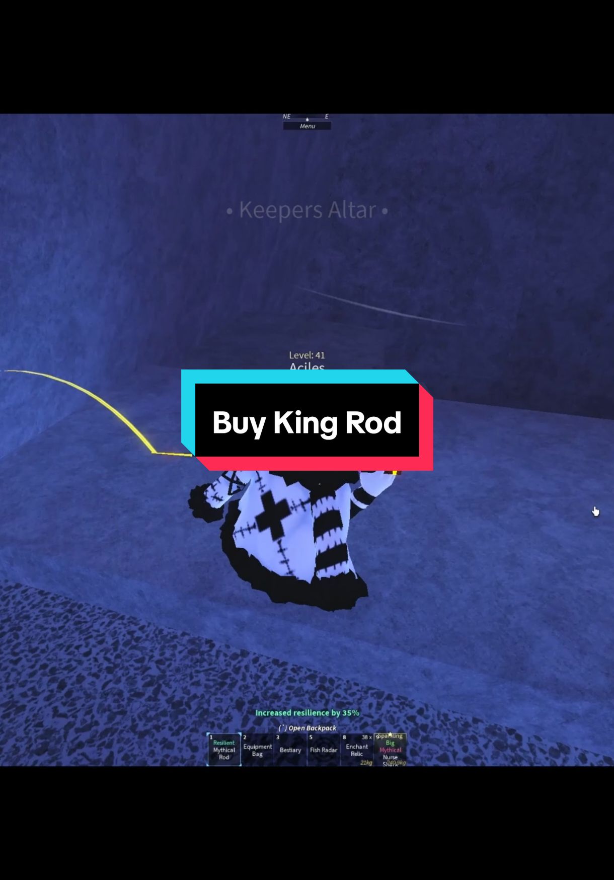 which the best enchant for king rod?😏 @kaede.game @leitup  #roblox #robloxgames #fyp #fisch 