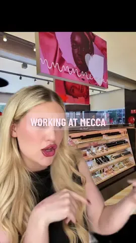 Just another day working in beauty retail 🥸 #beauty #makeup #skincare #meccabeauty #humour #retail #pov #workinginretail 