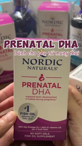 Nordic Naturals Prenatal DHA - thiết cho phụ nữ sắp - đang và sẽ làm mẹ ❤️ #nordicnaturals #prenatalDHA #purawellness #DHA