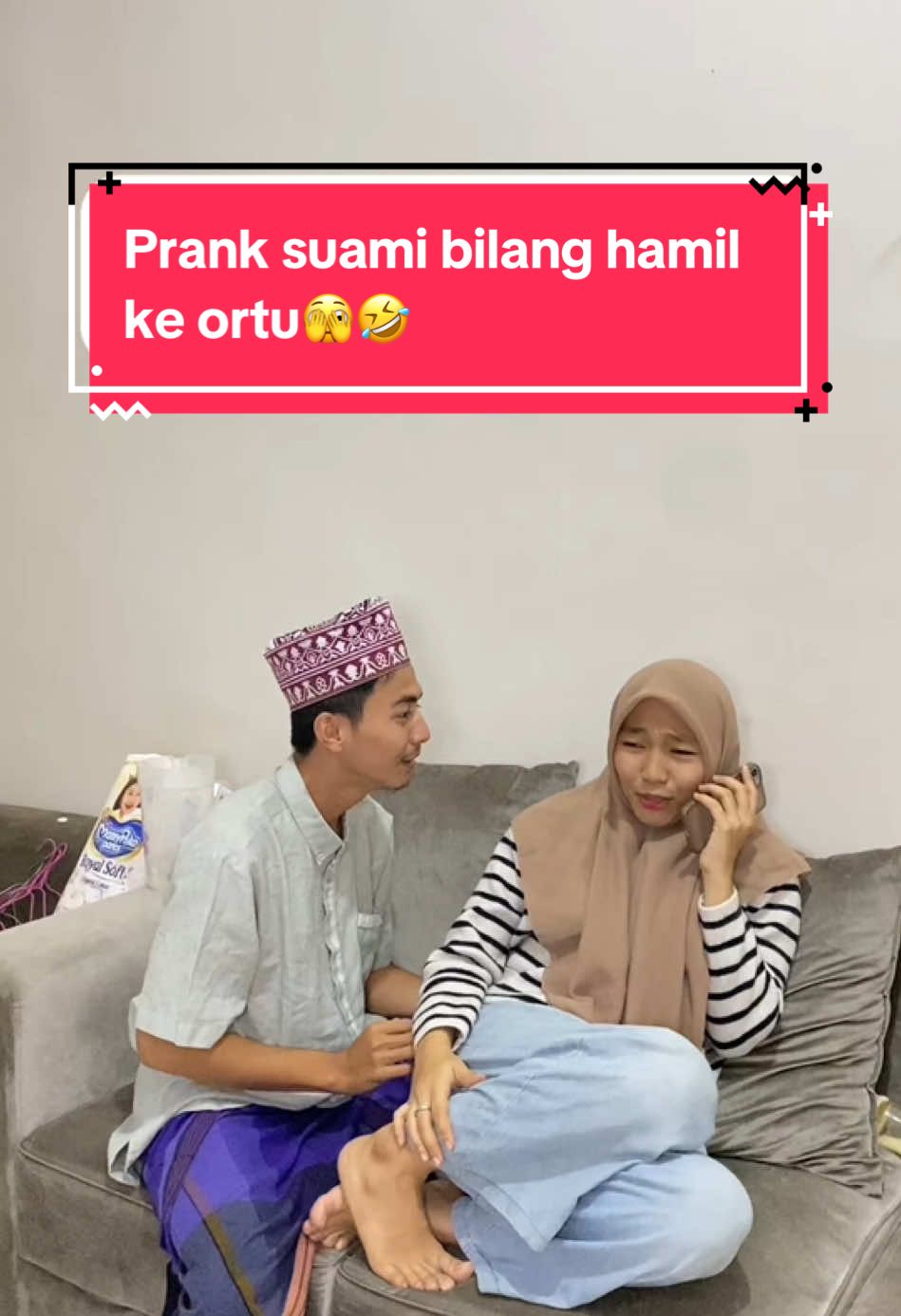 Malah seneng banget🤣 #fyp #prank
