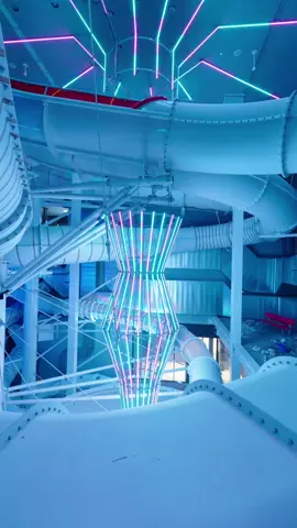 The slide world at Säntispark in Switzerland might be the most futuristic water park area ever! 🇨🇭 Called ”Der Berg“ (The Mountain), the area boasts an immersive light and sound display which creates an epic atmosphere while riding the many water slides. #säntispark #abtwil #säntisparkabtwil #switzerland #swiss #waterpark #waterslide #tiktok #foryou #foryoupage #fyp #tuberides #aquapark #slide #slides #waterslides #wasserpark #wasserrutsche #rutsche #rutschen #wasserrutschen #waterglijbaan #zjezdzalnia #toboggan #tobogan #parcaquatique #parqueacuatico #parkwodny #vandrutsjebane #rutsjebane #vandrutchebane @Säntispark Freizeit 