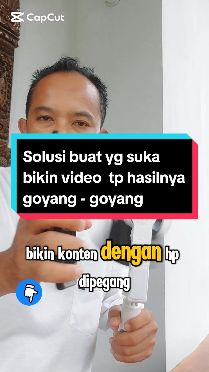 Gimbal stabilizer TNW Q18 solusi agar Video tetap stabil saat buat konten sambil lari - lari  #tripod #tongsis #lighting #tnw #alatngonten #gimbaltnwq18 