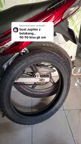 Membalas @zookee87 Buat Jupiter juga bisa ya kak , saya saranin dipake untuk belakang aja karena size besar 👌👌👌 #banmotorring17 #banmotorbebek #banmotormurah #banmotor 