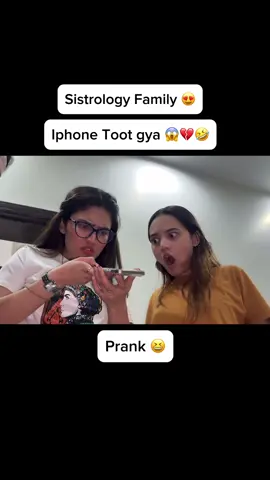 Sistralogy daily new vlog 😱😱🤣🤣 || Iphone prank 😆😆 #foryou #foryoupage #sistrology #sistrologyextra1 #familyvlog #videoviral #fyp 