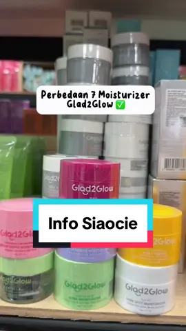 Perbedaan 7 Moisturizer viral Glad2Glow ✔️#fypシ #taiwanindonesia🇹🇼🇮🇩 #fyptaiwan #fypindonesia #foryou #siaocietaiwan #moisturizer #glad2glow 