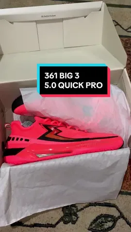 Unboxing BIG3 5.0 QUICK PRO “SALMON”. Shoe review soon! #fyp #fypシ゚viral #foryou #basketball #athlete #hooper #shoes #361degrees #viral