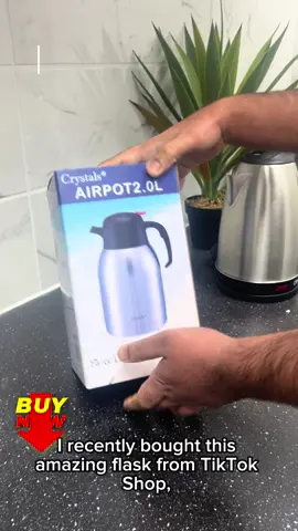 Airpot flask, perfect for winter with the cheapest price of £11 #CapCut #flask #kitchen #coffee #christmas #gift 