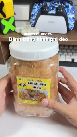 Bánh tráng hành phi dẻo lần 2 #riviulv1 #unboxing #review #LearnOnTikTok #xuhuong #banhtranghanhphi 
