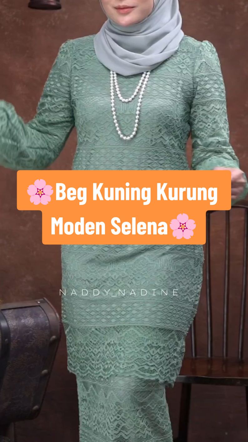 Kurung Moden corak baru nampak elegant dan exclusive je Kurung Selena ni #bajukurung #kurungmoden #bajukurungmoden #kurungcantik #kurung #kurunglace 