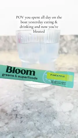 Bloom saves the day again🤍 #fyp #bloom #bloated #stomachproblems #guthealth #health 