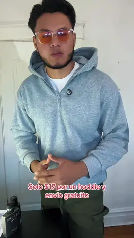 Hoddie half zip #hoddie #hoddieseason #ropahombre #modahombre #estilohombre #tiktokshop #mengrooming 