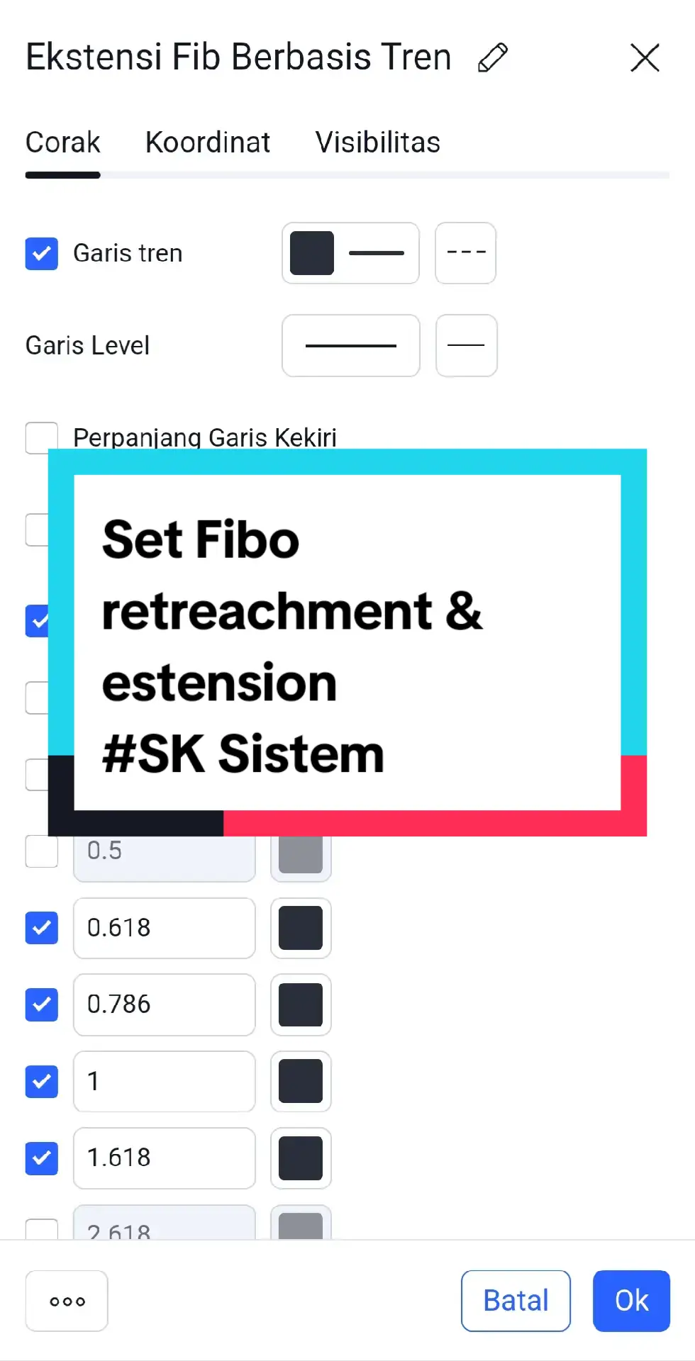Settingan fibo retreachment & fibo estension #SKSistem #analisagold #chartpattern #market ##analisaxauusd #pairgold #sksistem 
