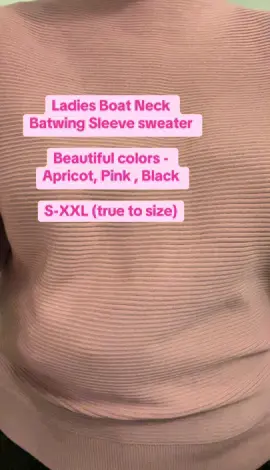 Gorgeous Boat neck batwing sleeve sweater, very fashionable and sexy, off the shoulder #biatneckbatwingsleevesweater