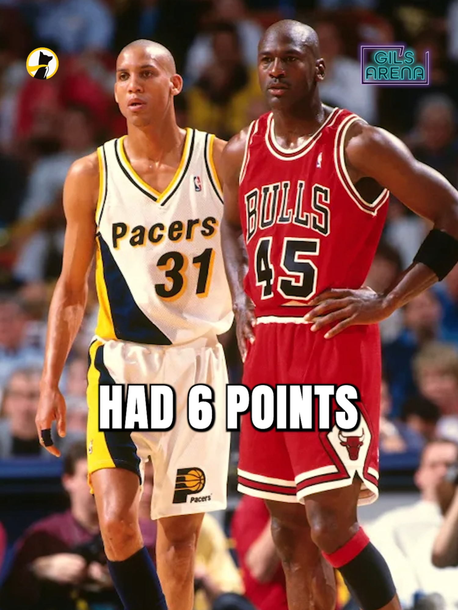 “This man [Michael Jordan] got so mad. He took 10 shots then came back and shot 38 times.” Gil on Michael Jordan’s athleticism and him staying in shape his whole career. #NBA #basketball #gilsarena #viral #michaeljordan #mj #jordan #funny #fyp