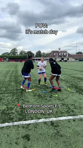 Getting them legs warmed up! 🔥 • • • #football #WomensFootball #sundayleague #training 
