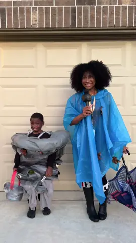My little F5 🌪️ I did this diy tornado costume the night before halloween because he had a parade at school at 8:45 am! He was sooo happy and didnt want to take it off lol 