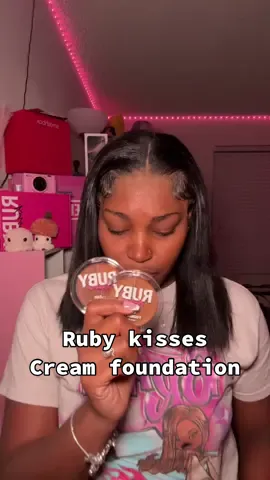 Gifted by IVY Beauty  Even though Ruby, kisses cream foundation is used as a lace tint its versatile I love it  so much. She’s the only thing I used to tint my lace  what do you use use to tint your lace? @IVY Beauty thank you again for send me these goodies  #ivybeauty#rubykisses#rubykissescreamfoundation#lacetint#lacemakeup#wigtint