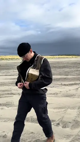 Upcylced utility vest using vintage military surplus. #sew #clothes #apparel #OOTD #design #DIY #fashion #upcycling #sewingtiktok #sewingtutorial #fashiontiktok 