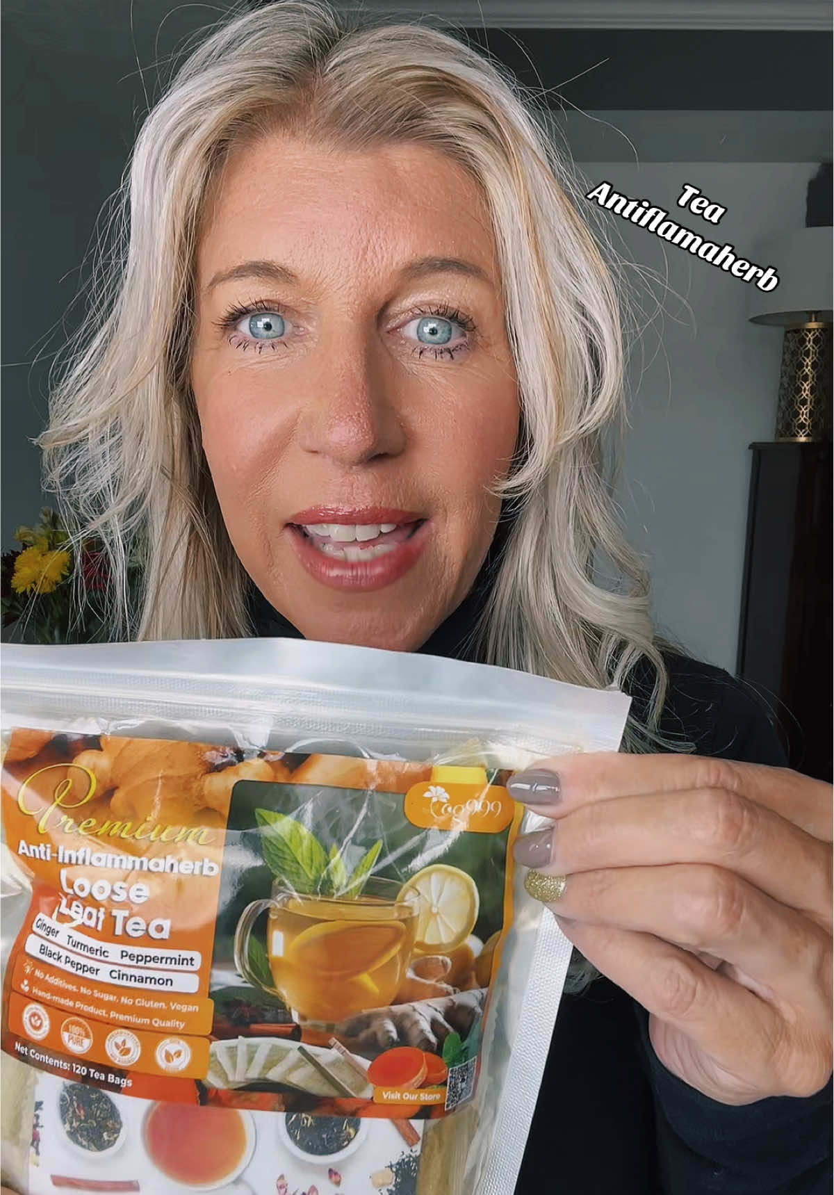 CHRISTMAS  is almost Here! 🌲🔔 Premium Anti-inflammaherb tea  Peppermint turmeric cinnamon  #tea #turmeric #inflamation #christmas #tiktokshopblackfriday