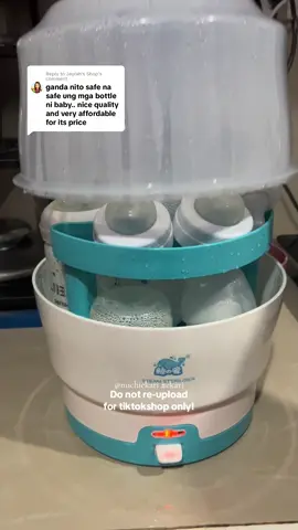 Replying to @Jayrah's Shop Affordable and Pedia recommended sterilizer! #TikTokShop #ekari #fyp #babyessentialsph #babyessential #babybottlesterilizer #mommyessentials