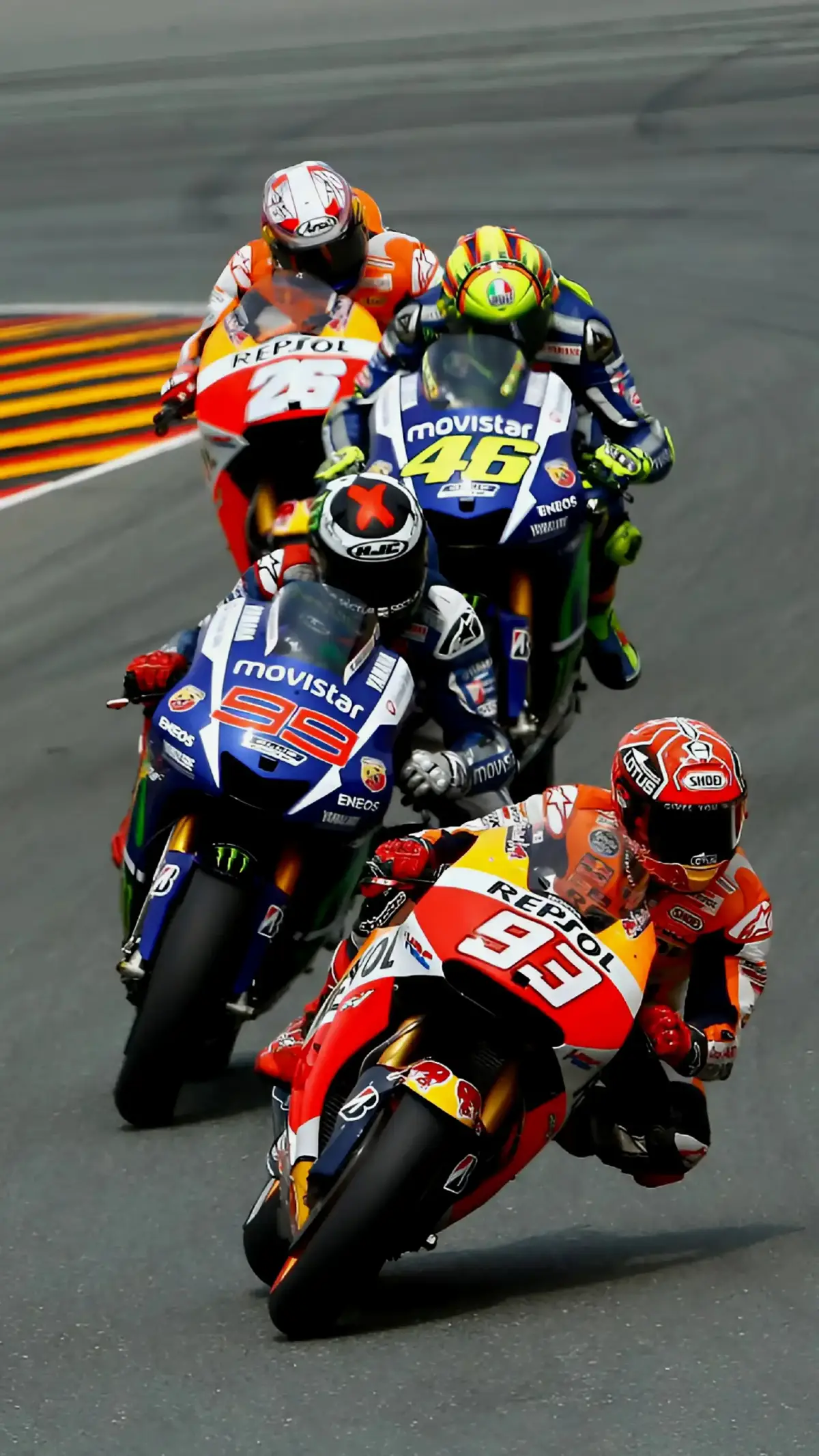 🔥 #motogp #marcmarquez #jorgelorenzo #valentinorossi #danipedrosa #hd #hdwallpapers 