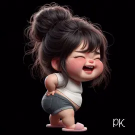 อ้วนแล้วไง #AI #สติ๊กเกอร์น่ารักๆ#คนรักAI 