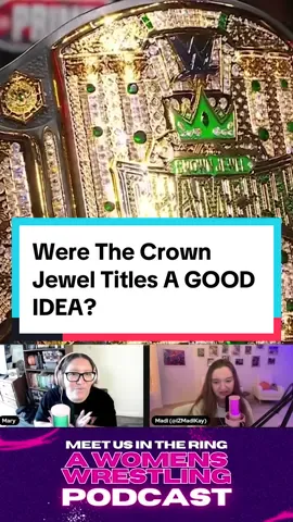 What do you guys think about the Crown Jewel titles? #WWE #wrestling #wrestlingpodcast #podcast #womenswrestling #crownjewel #wwepodcast 