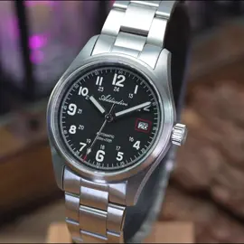 Black classic watch, looks good on anyone.#addiesdive #watch #wristwatch #watches #watchlover #watchformen #WatchCollection #blackwatch #AD2070 