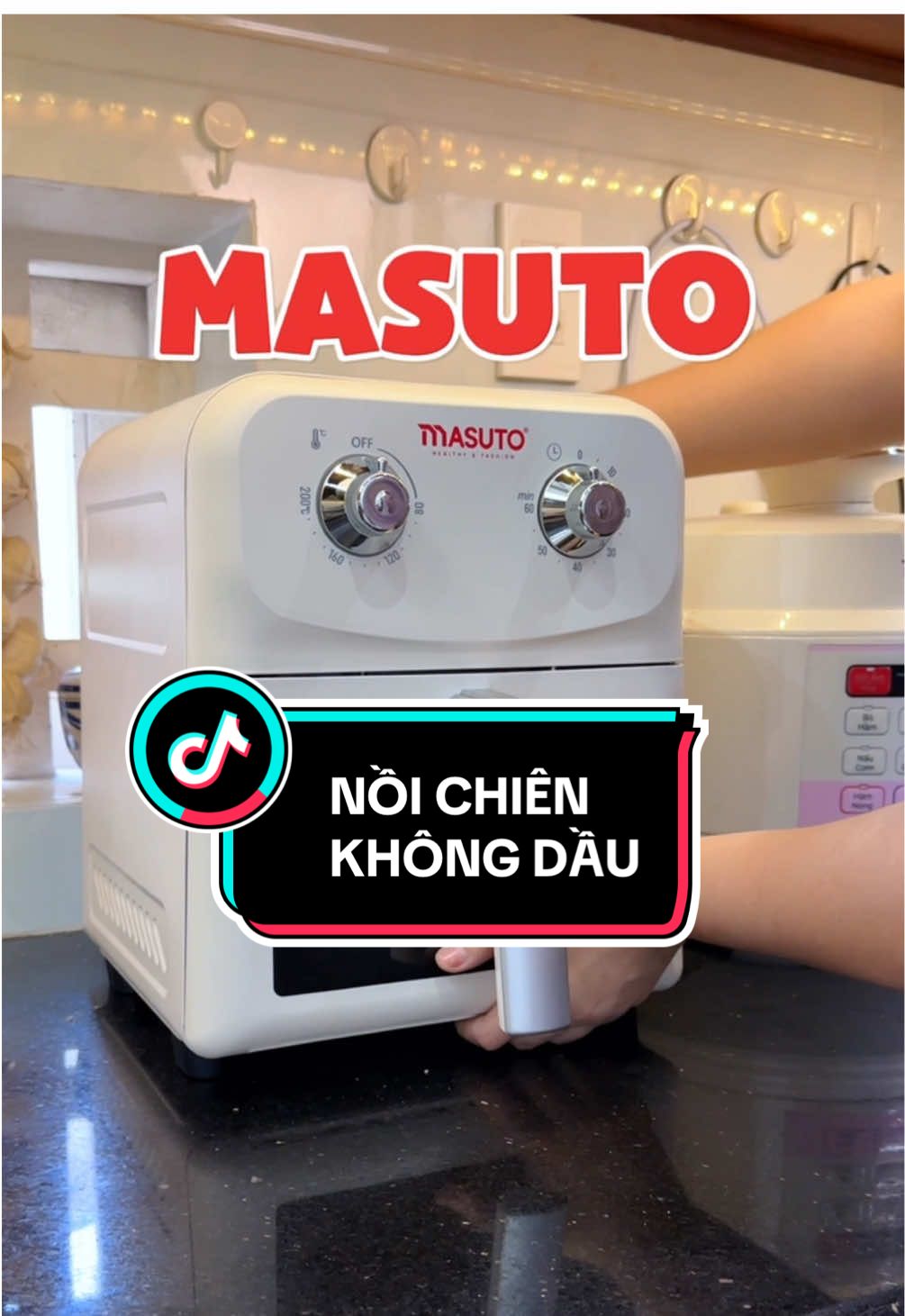 Cuối cùng cũng tìm được 1 em nồi chiên không dầu ưng ý #LearnOnTikTok #vairal #review #cobebican #sieudaubep #masuto #masutovn #nckd #noichienkhongdau #noichienkhongdaumasuto 