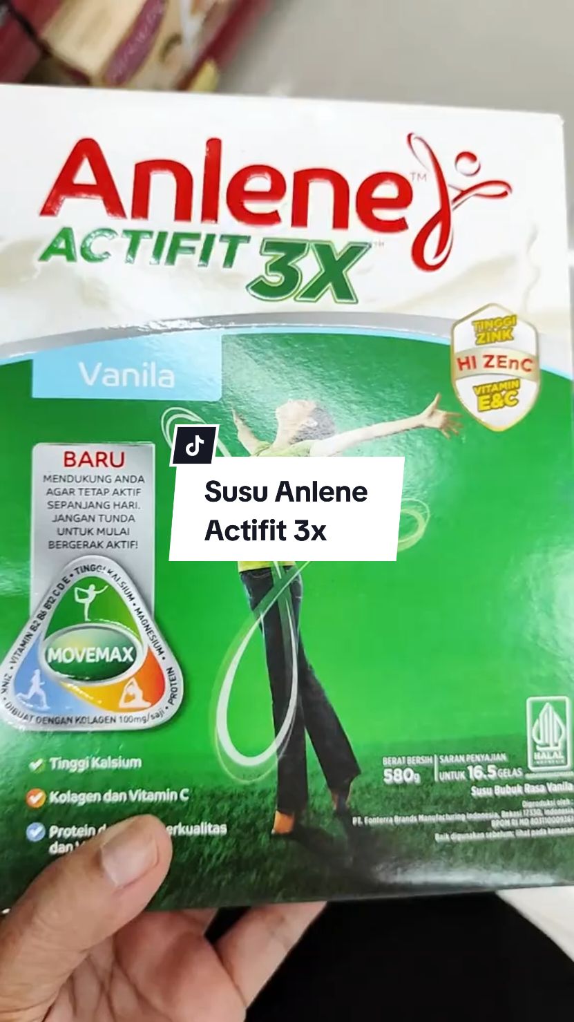 Susu Anlene Actifit 3x. Susu usia usia 19-50 tahun, bantu pemenuhan nutrisi harian #susu #susuanlene #anleneactifit #anleneactifit3x #susudewasa #promoguncang1111 