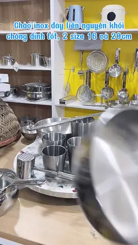 Chảo inox chockmen chiên rán #chaoinox #chaoran #chảo #sanphamchatluong #maihuonggiadung 