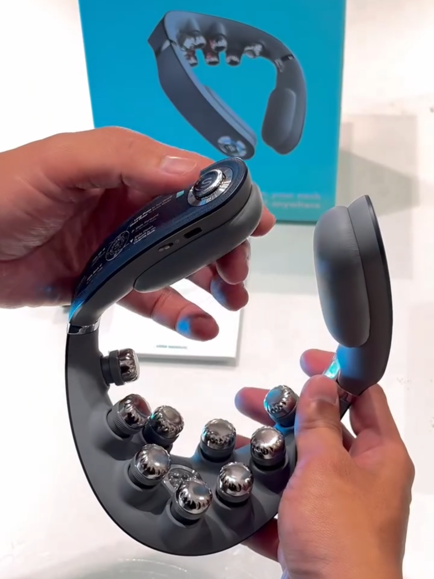 Máy massage cổ SKG G7 Pro Fold - Siêu phẩm cho vùng cổ đau nhức  #skg #kata #nhucmoi #daumoicovaigay #xuhuongtiktokk #thugianmoingay