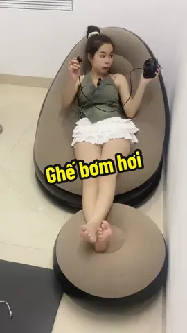 Ghế tựa lưng bơm hơi chịu được 100kg#ghế #ghếhơi #ghếbơmhơi #ghếtựalưngbơmhơi #xuhuong #thắngtạphóa 