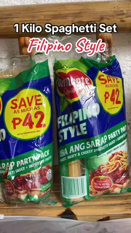 1 kilo spaghetti set for only 192 pesos! #spaghetti #spaghettiset 