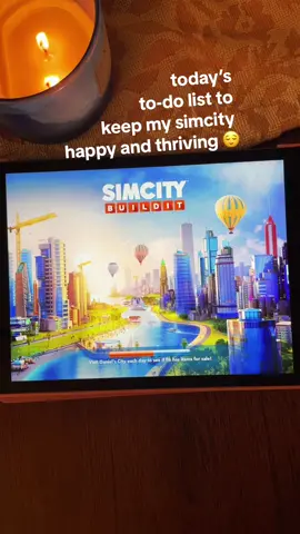 checking in on my simcity // #ipadgames #simcitybuildit #relax #satisfyingvideo 