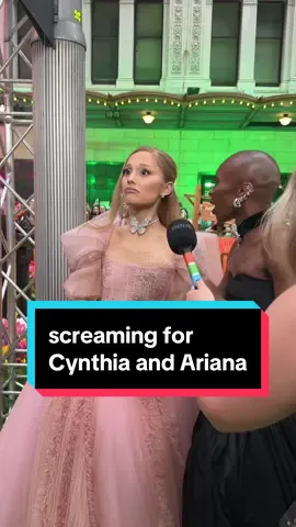 Replying to @aliciagggg their reactions are pure magic 🥹 #WickedMovie #CynthiaErivo #ArianaGrande 