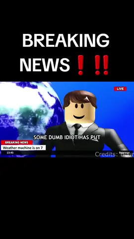 ‼️⚠️BREAKING NEWS⚠️‼️#roblox #foryoupage #fyp #news 