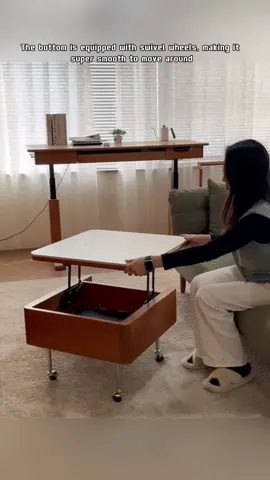 Multifunctional small coffee table✨#sweetfurniture #coffeetable #mobiledesk #furniture 