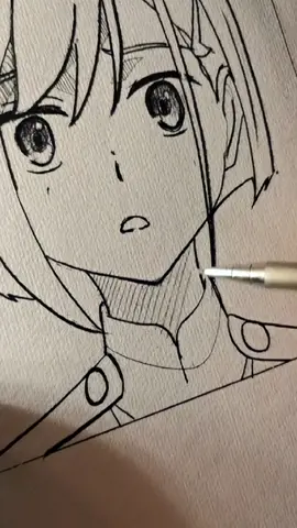 Ichigo #sketch #sketchdaily #draw #drawing #絵画 #darlinginthefranxx #evansketch #艾文绘画 