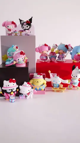 Celebrating 50 years of Hello Kitty! 🎀🐱 In this special collection, all her beloved friends feature a touch of Hello Kitty magic. Discover their new look, filled with friendship and iconic charm! 💗 #POPMART #hellokitty #sanrio