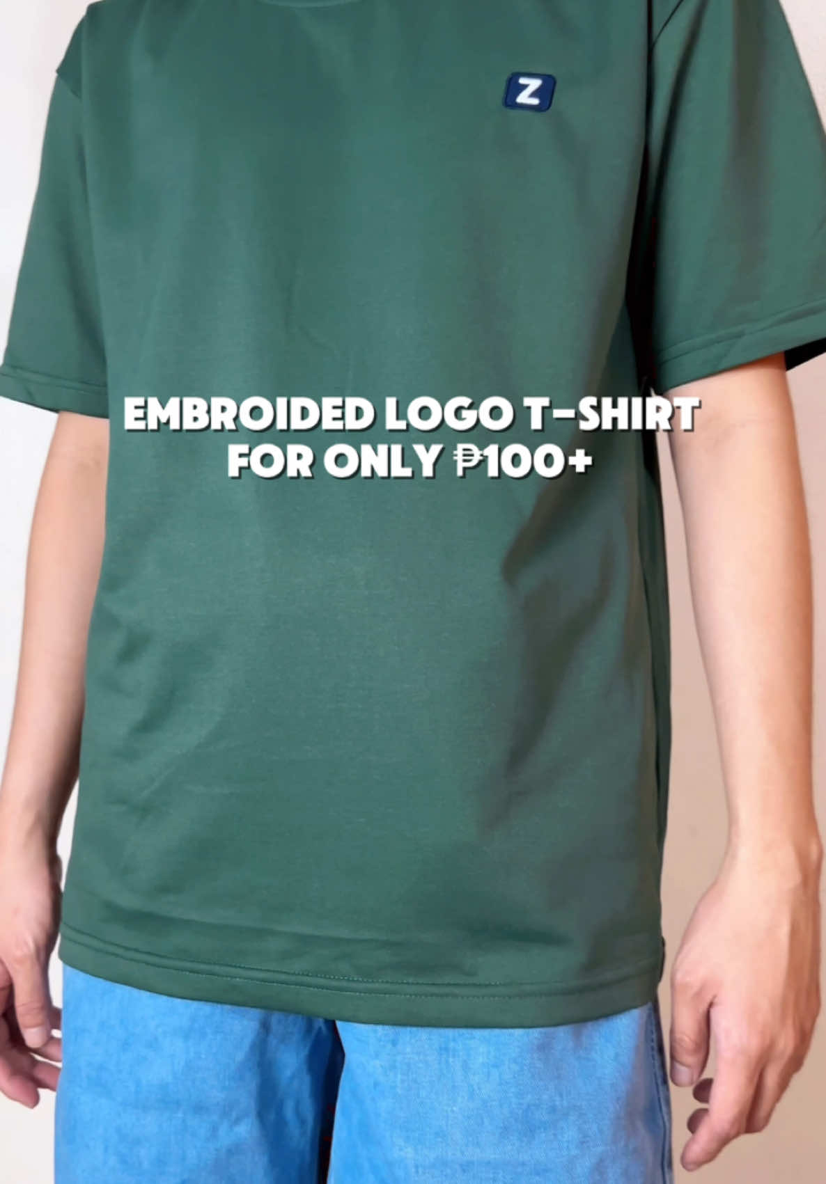 Zeke Embroided Logo Shirt #fyp #plainshirt #tshirtmen #embroidedtshirt #coolshirt #zekeshirt 