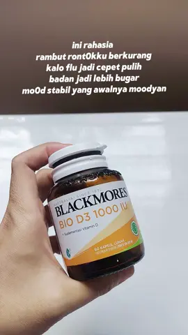 Blackmores d3 1000 IU #vitamind3 #vitamindhalal #suplemen #blackmoresvitamind3 