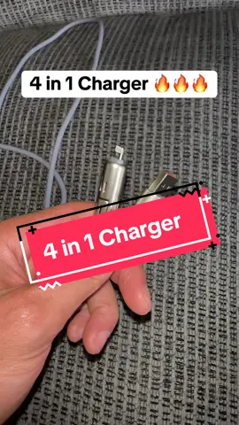Best Charger on the Market! #charger #iphonecharger #androidcharger #4in1charger 