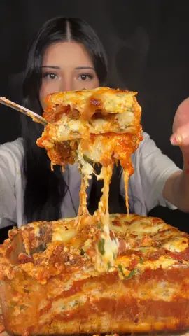 Lasagna ASMR mukbang ❤️ #Foodie #eatwithme #asmr #letseat #pasta #lasagna #eating #eatingshow #food #homemade 