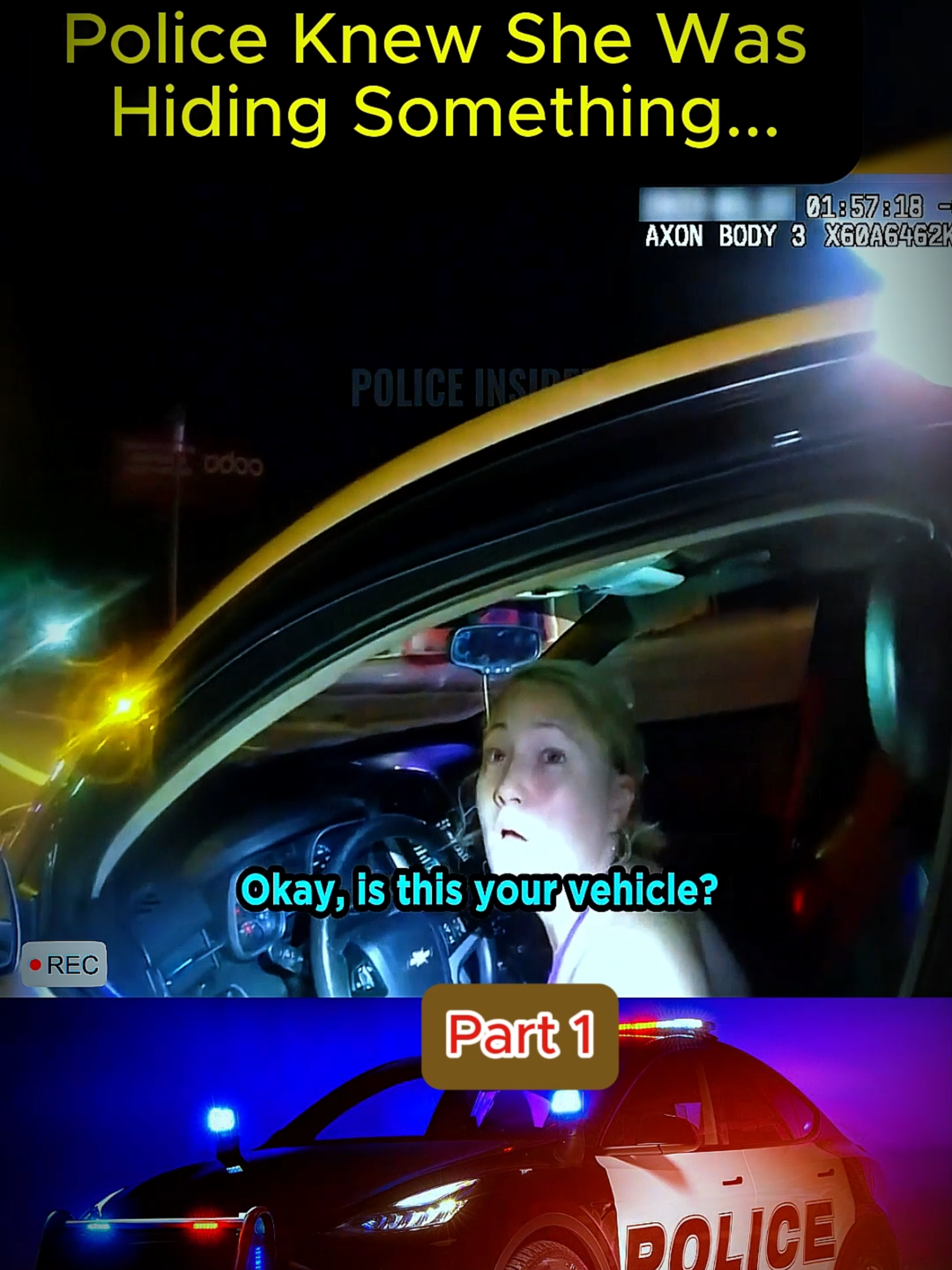 Police Knew She Was Hiding Something... #cops #policeman #police #copsoftiktok