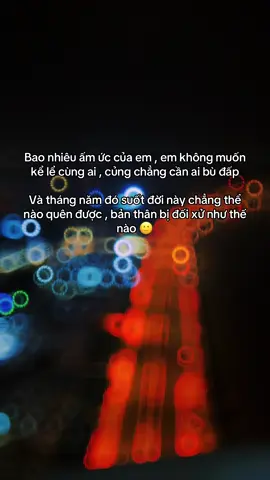 Cuộc sống đôi lúc méo mó quá,  mình củng chẳng còn đủ sức lực để vo tròn nó lại , không phàn nàn chỉ muốn im lặng không còn tha thiết điều gì 😌#nguoicodon 