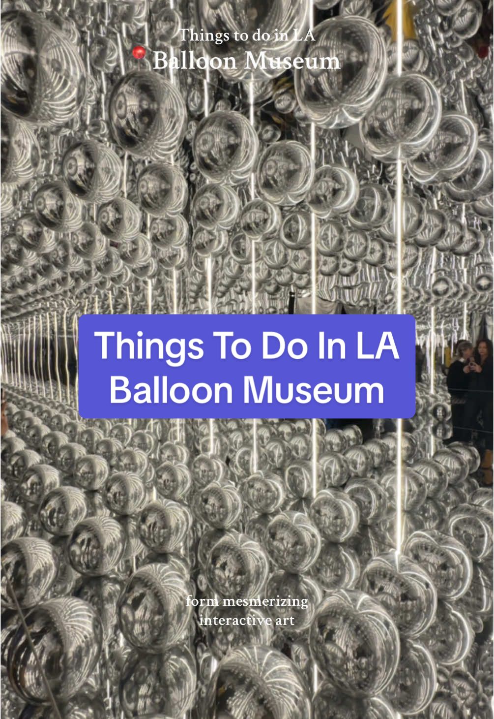 Things to do in LA: @Balloon Museum is a stunning contemporary art exhibition in DTLA that inmerses you in colorful worlds, encouraging play, and sparking joy.  #balloonmuseum #thingstodoinla 