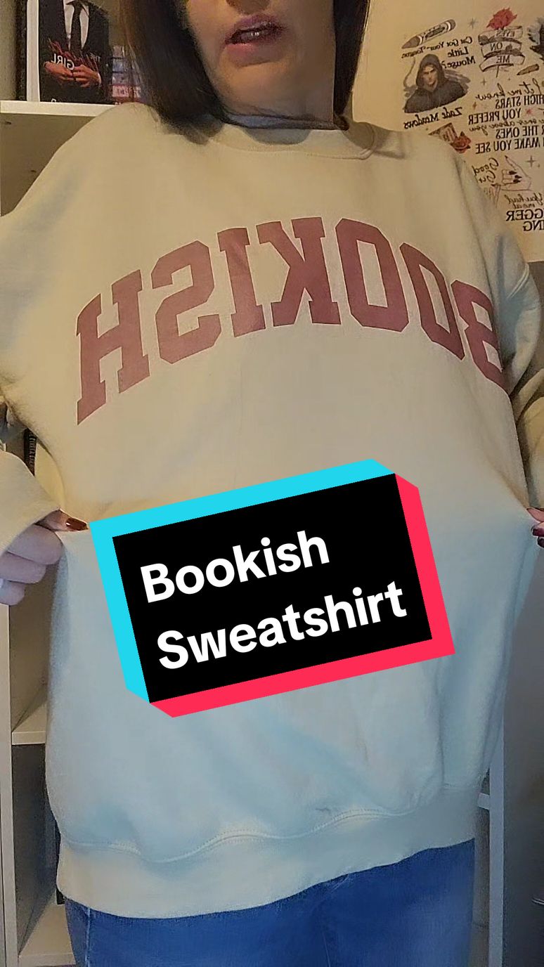 Bookish sweatshirt is a must for avid readers!!! Snag yours now!!!! #bookish  #BookTok  #booktoker  #readergifts  #giftsforreaders  #giftguide  #tiktokshop  #reader  #readersoftiktok 