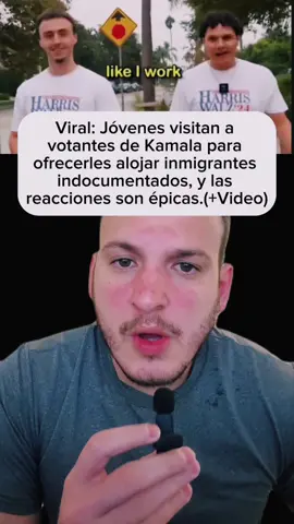Viral: Jóvenes visitan a votantes de Kamala para ofrecerles alojar inmigrantes indocumentados, y las reacciones son épicas. #Trump #trump2024 #hialeah #cubanosenhialeah #conservative #trump2024🇺🇸 #conservadores #cubanosenusa  