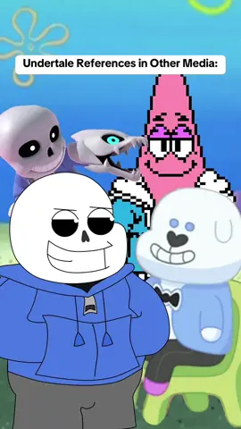 Undertale References in Other Media: #animationrewind #cartoonfightclub #undertale #sans #gumballwatterson #gumball #patrickstar #bluey #papyrus #sansundertale #anime #persona #chara #frisk 